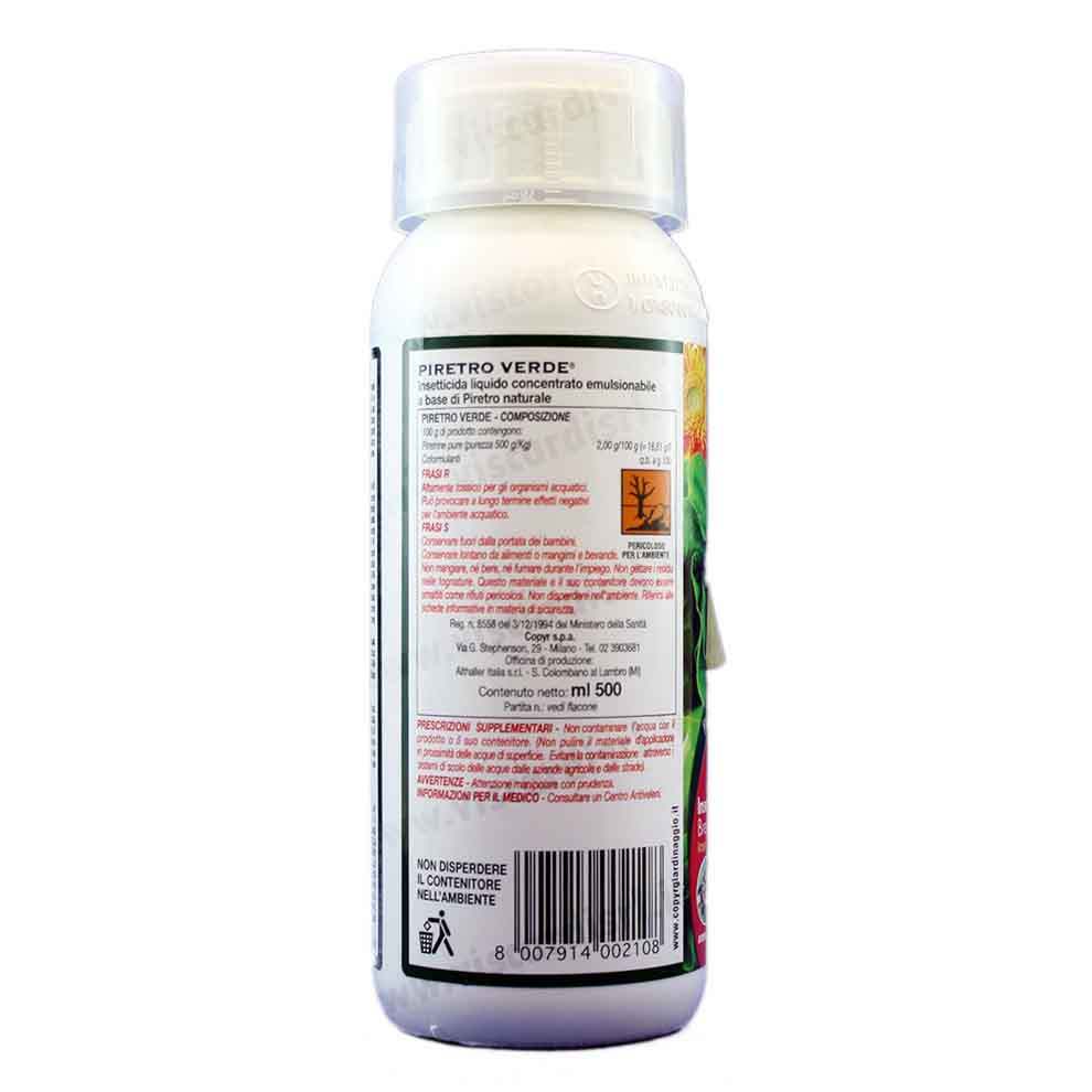 Insetticida PIRETRO VERDE COPYR Piretrine naturali