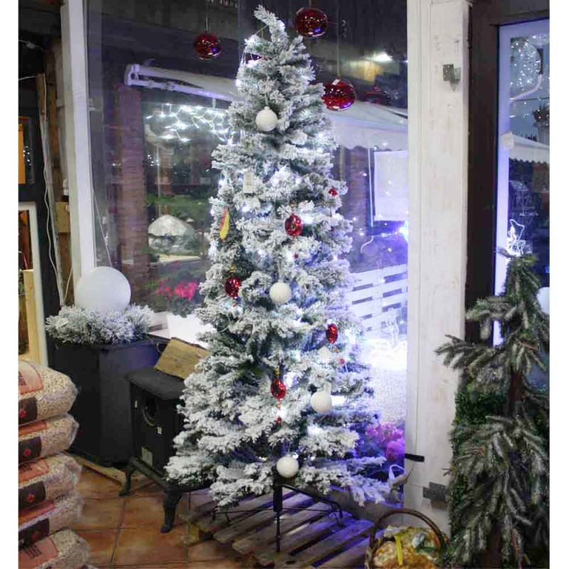 Albero Di Natale Innevato 150 Cm.Albero Di Natale Innevato Sibilla Nataluna 2